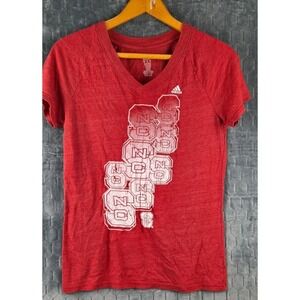 Adidas NC State Women's Red Short Sleeve Shirt XL